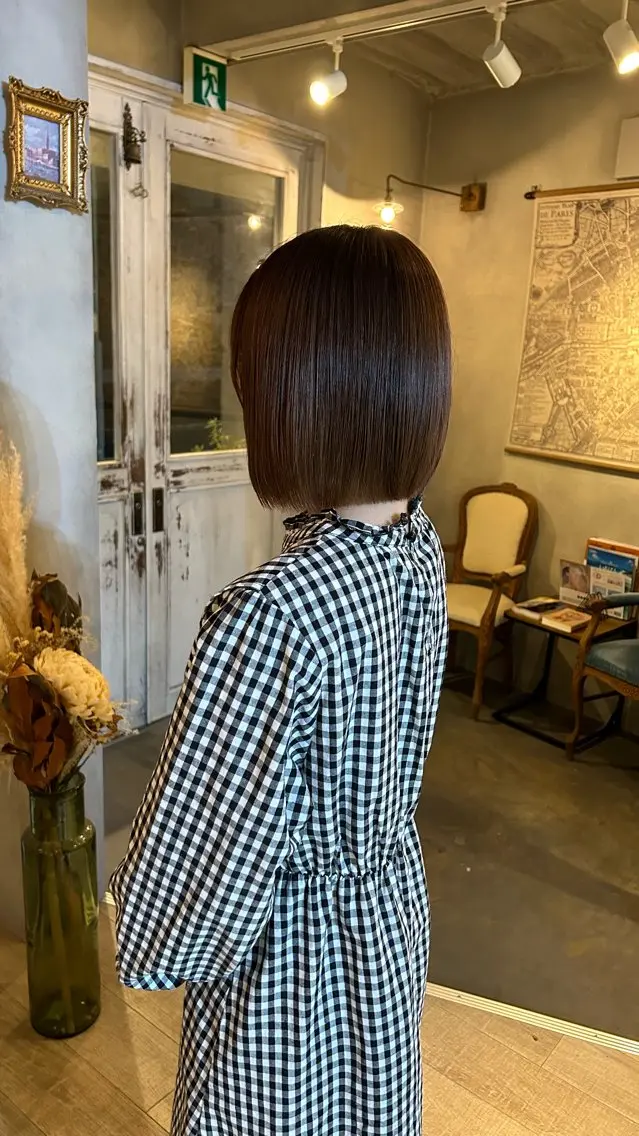 ミディアム ボブ カット 🦭☪️Azumi 縮毛矯正☪️🦭のヘアスタイル