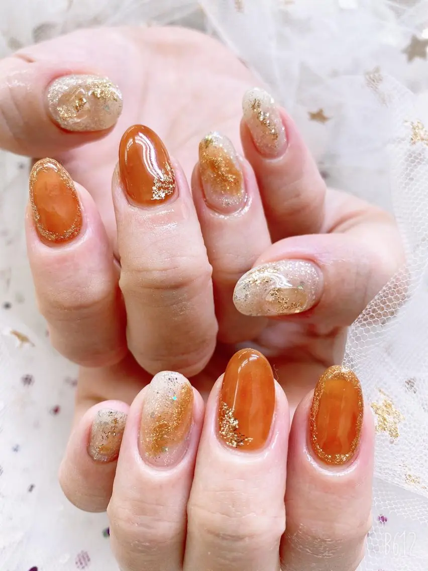 🦋ニュアンスネイル5980 サンプルいっぱい用意しております。　ウォーターケア込みの写真