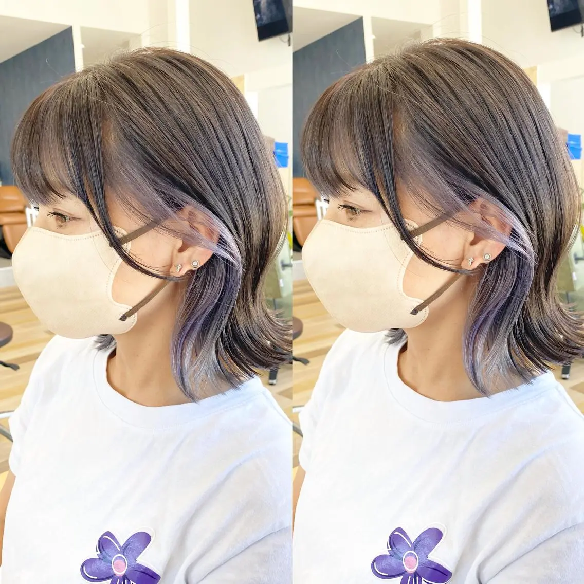 ショート ケアブリーチ 黒瀬有汰のヘアスタイル