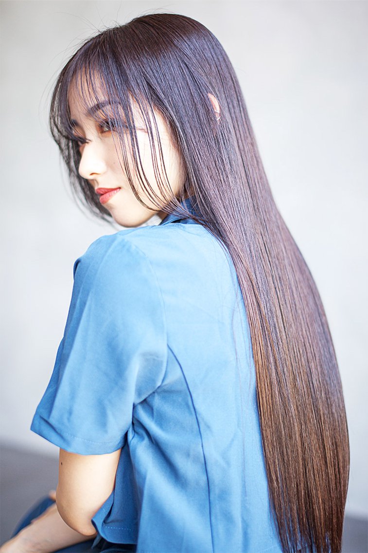 カラー トリートメント いのうえ ももかのヘアスタイル