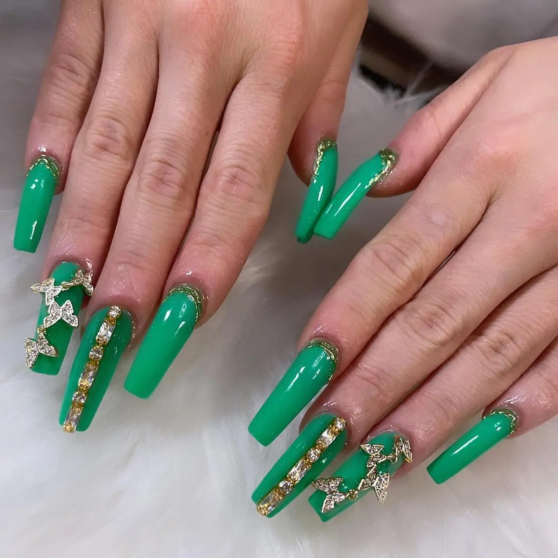 ネイル ワンカラーネイル スカルプネイル BINERVA nail salonのネイルデザイン