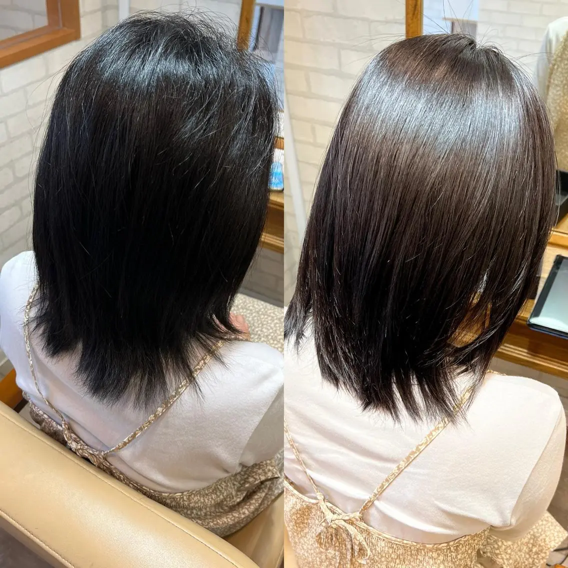 【癖・うねりを伸ばしたい方はコチラ☆】プレミアム縮毛矯正+高濃度水素ULTOWAウルトワトリートメントの写真