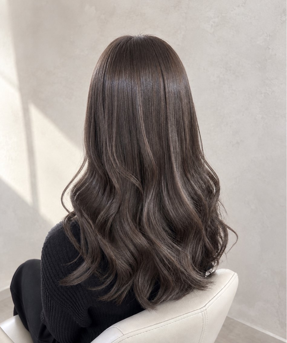 ロング カラー カット ヘアカラー トリートメント 艶髪カラー/髪質改善 細貝 舞利のヘアスタイル