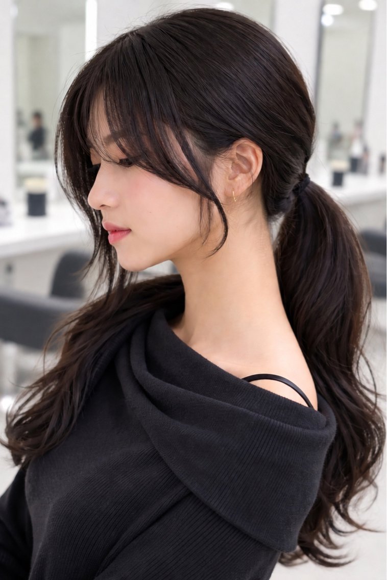 ロング カラー カット ヘアカラー トリートメント 🌿赤み消しカラー× 艶髪透明感🌿りくのヘアスタイル