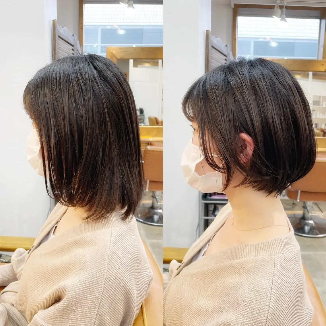 ショート ショートボブ ボブ ミセス ショートヘア 👑銀座ショート/ 絶壁補正/金子涼👑のヘアスタイル