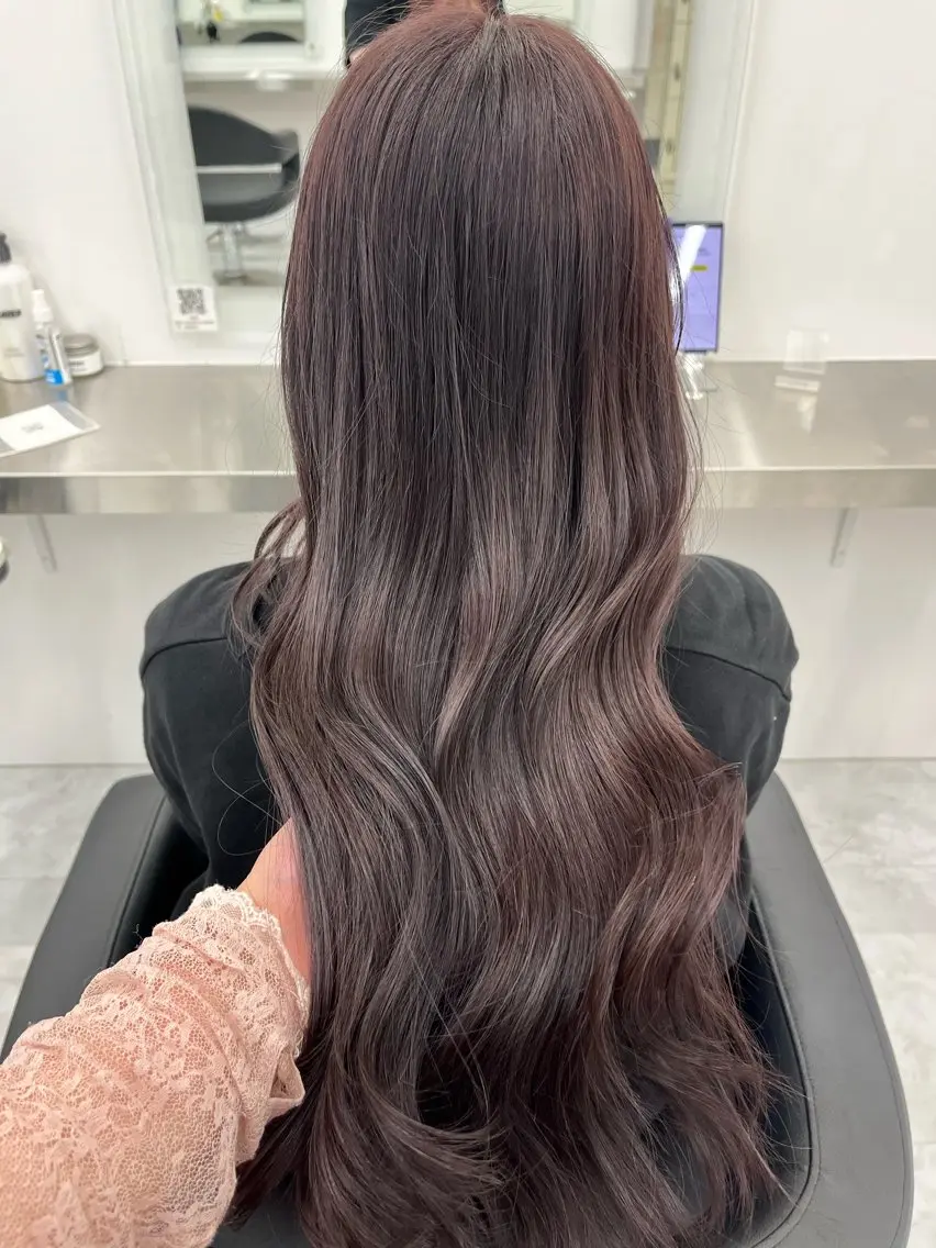 セミロング カラー ヘアアレンジ ヘアカラー トリートメント 愛されカラー🩷 はるなのヘアスタイル