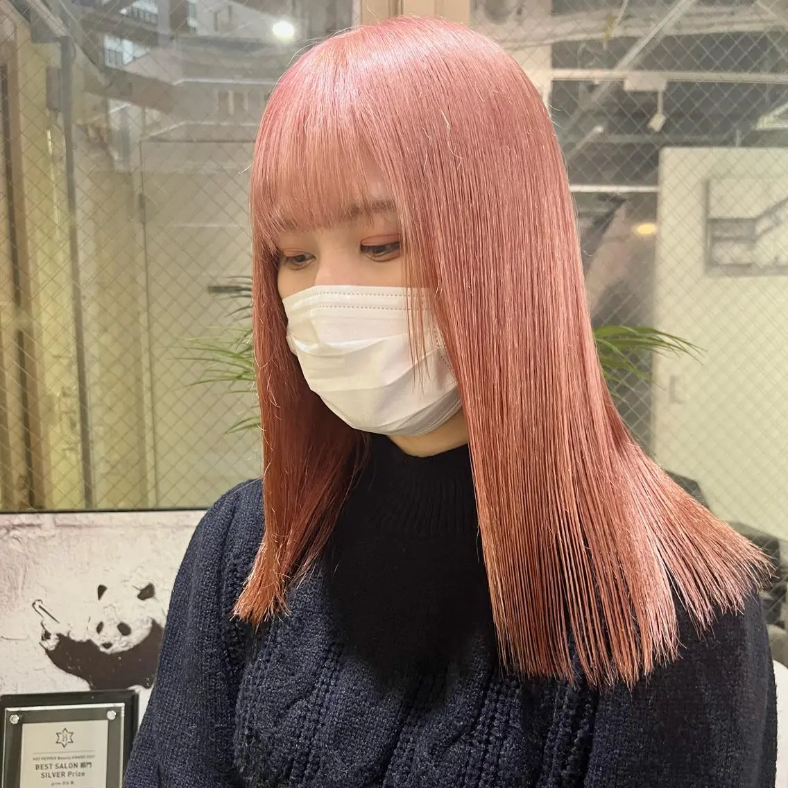 カラー カット ヘアカラー レン🎨ハイトーン× エクステ🎨渋谷のヘアスタイル