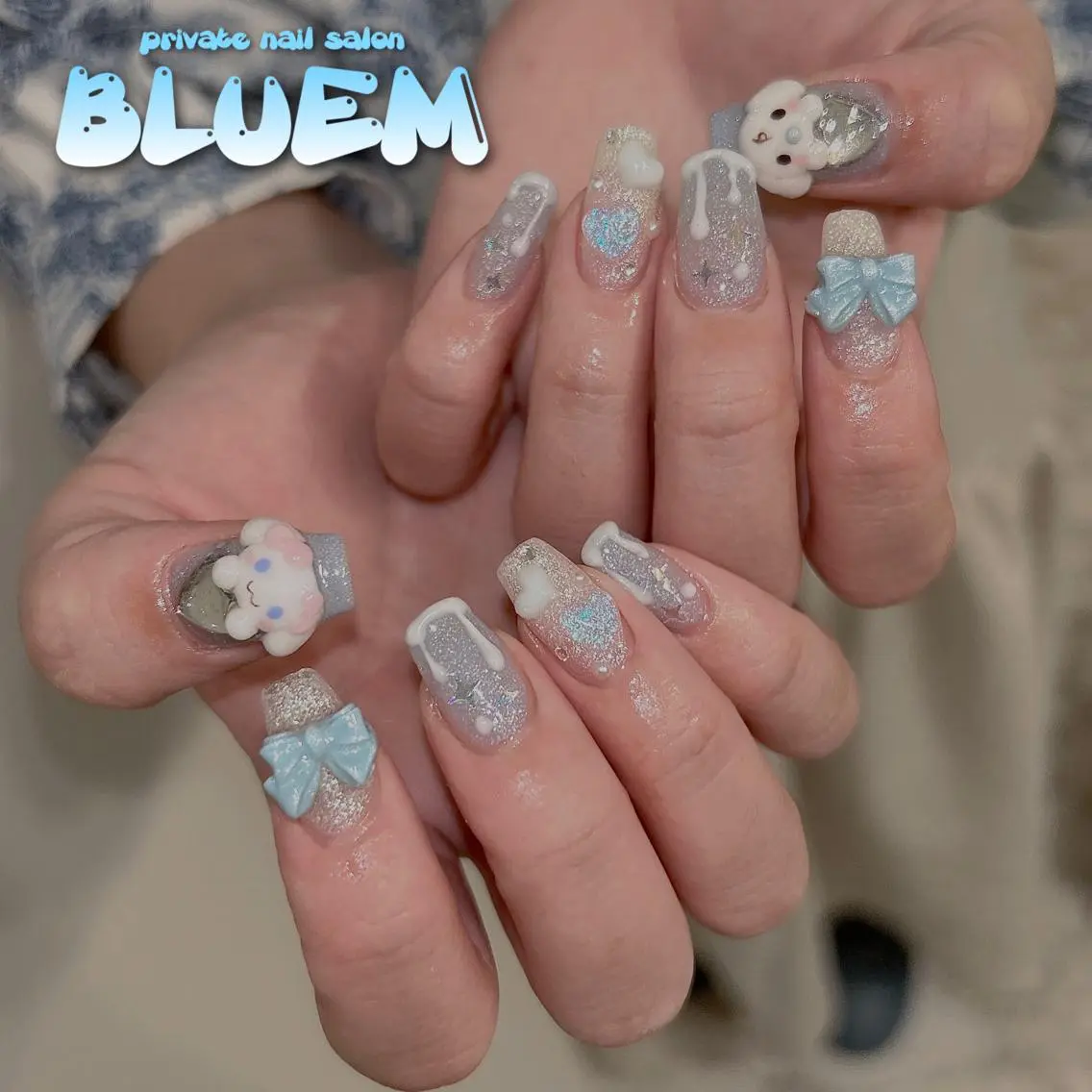 ネイル ハンドネイル BLUEM なな🐶のネイルデザイン