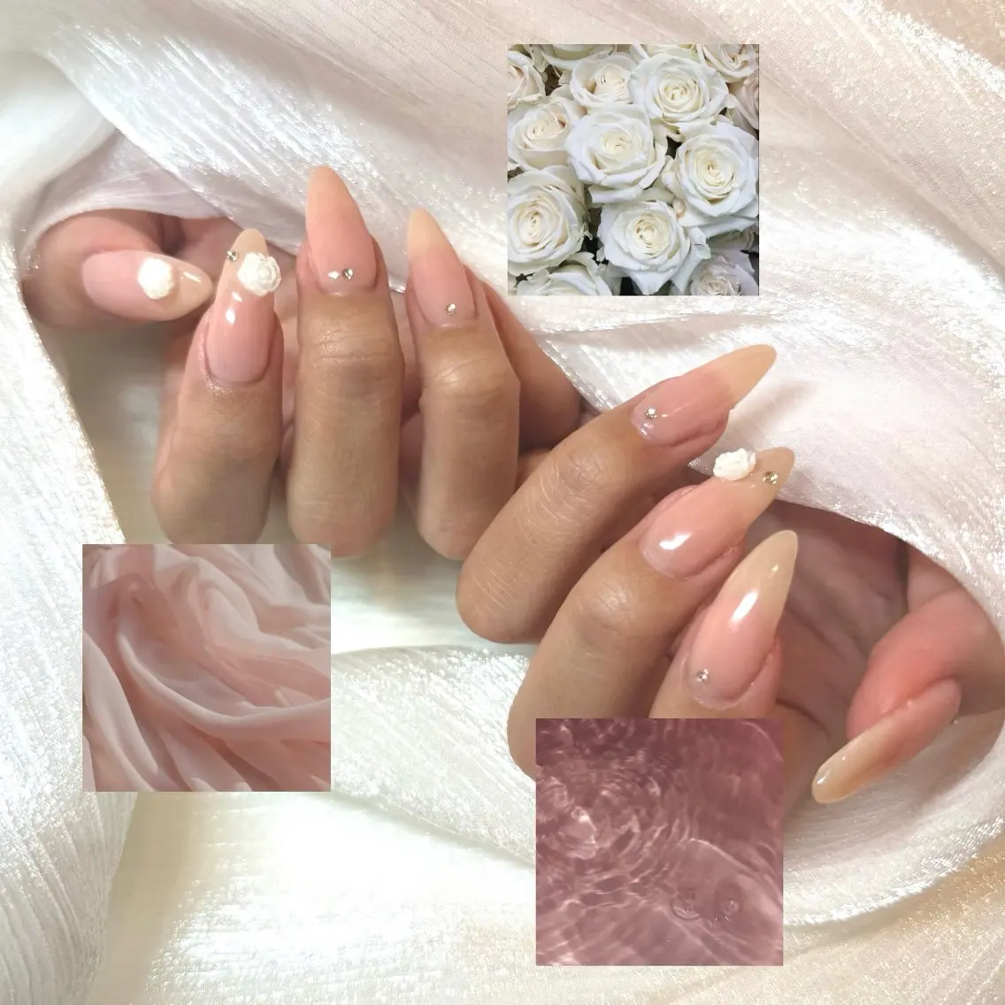 ネイル シンプルネイル ハンドネイル やなじ 🦊🦋のネイルデザイン