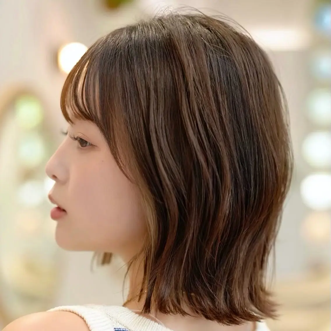 ミディアム 透明感カラー🫧 Legit RISAのヘアスタイル