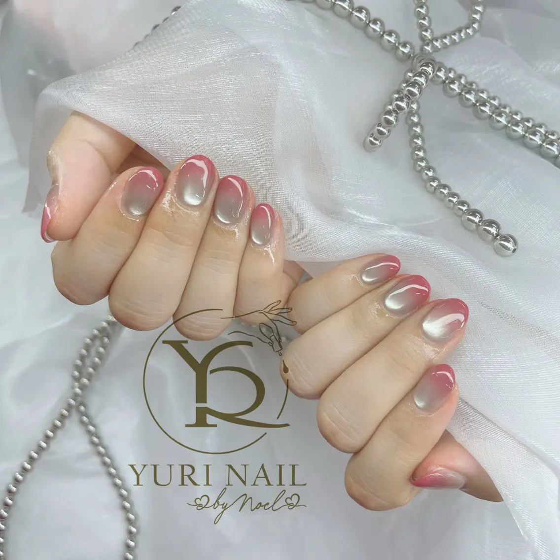 ネイル チークネイル フットネイル フレンチネイル グラデーション キラキラネイル ハンドネイル フットネイル ハンドケア YURI Nail Funabashiのネイルデザイン