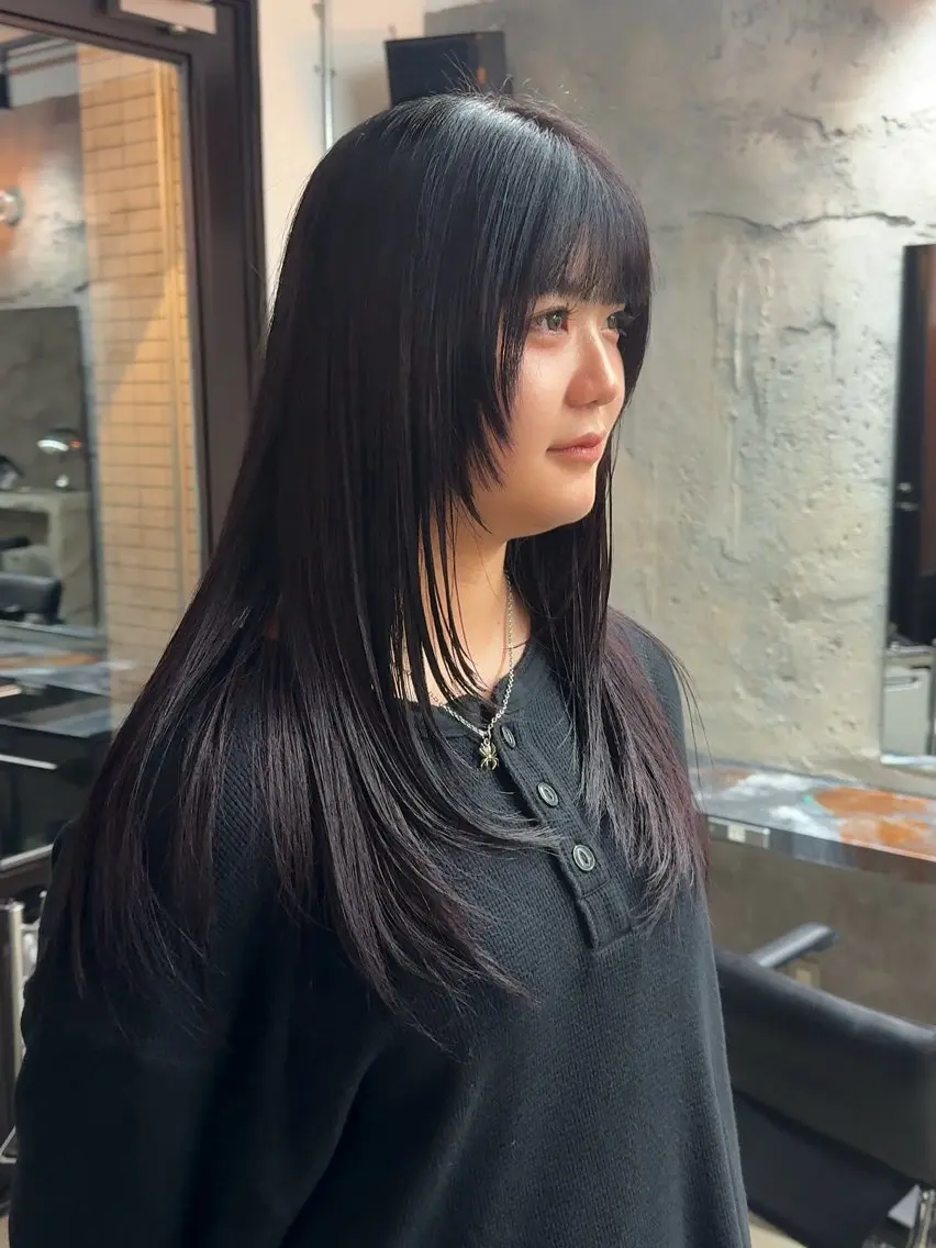 ロング カラー ラベンダーカラー ヘアカラー KAHO ☆のヘアスタイル