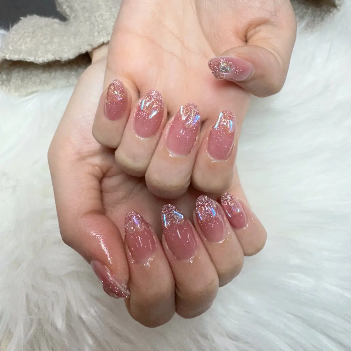 ネイル ハンドネイル 🎀nana🫧 ワンホンネイル🎀のネイルデザイン