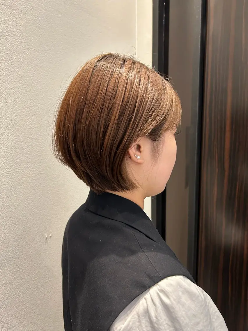 ショート ショートボブ ボブ ショートヘア 吉野 琴音のヘアスタイル