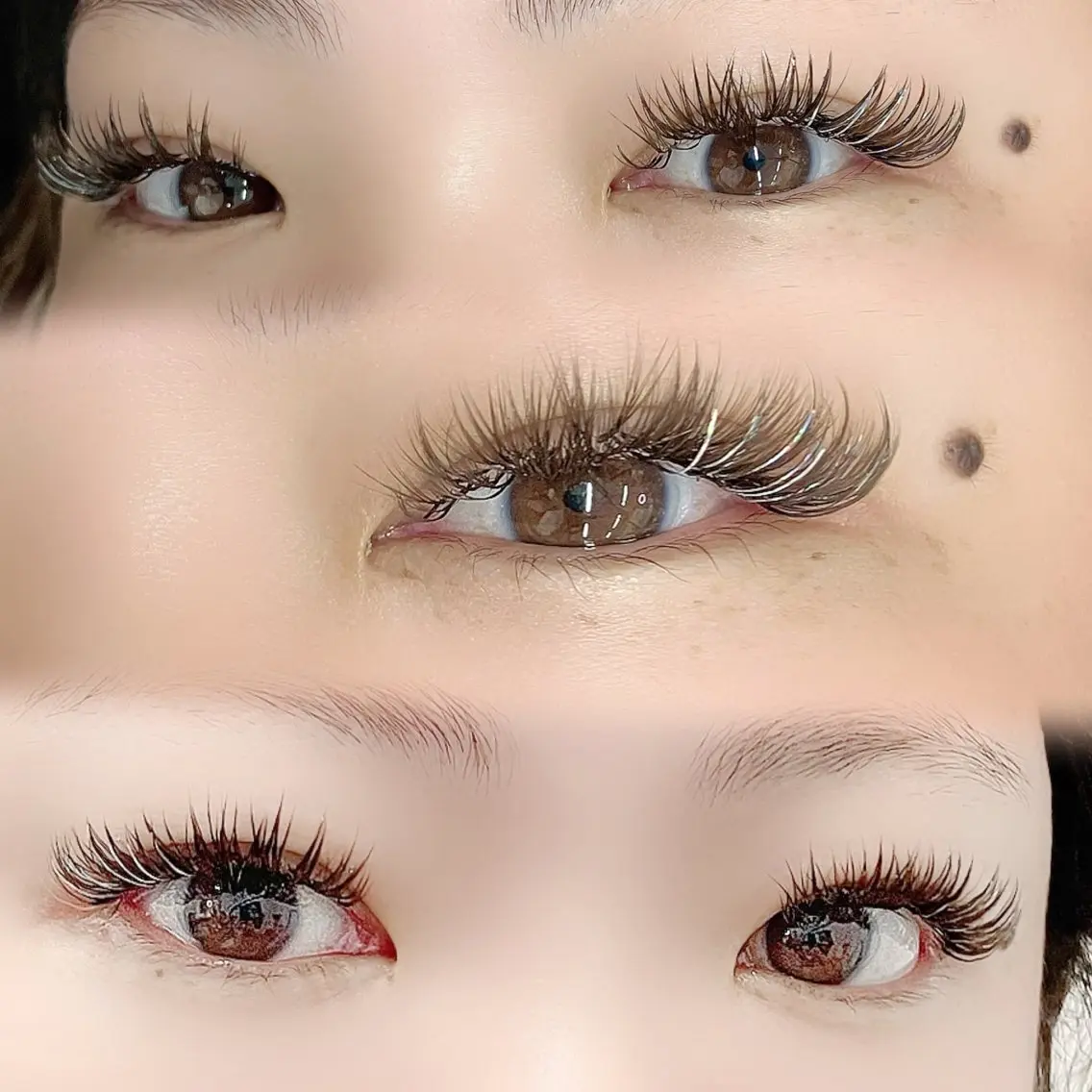 マツエク・マツパ カラーマツエク ボリュームラッシュ linda lashesのマツエク・マツパデザイン