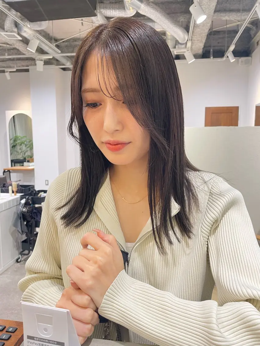ミディアム カラー ♡kyoka /  uyu♡のヘアスタイル