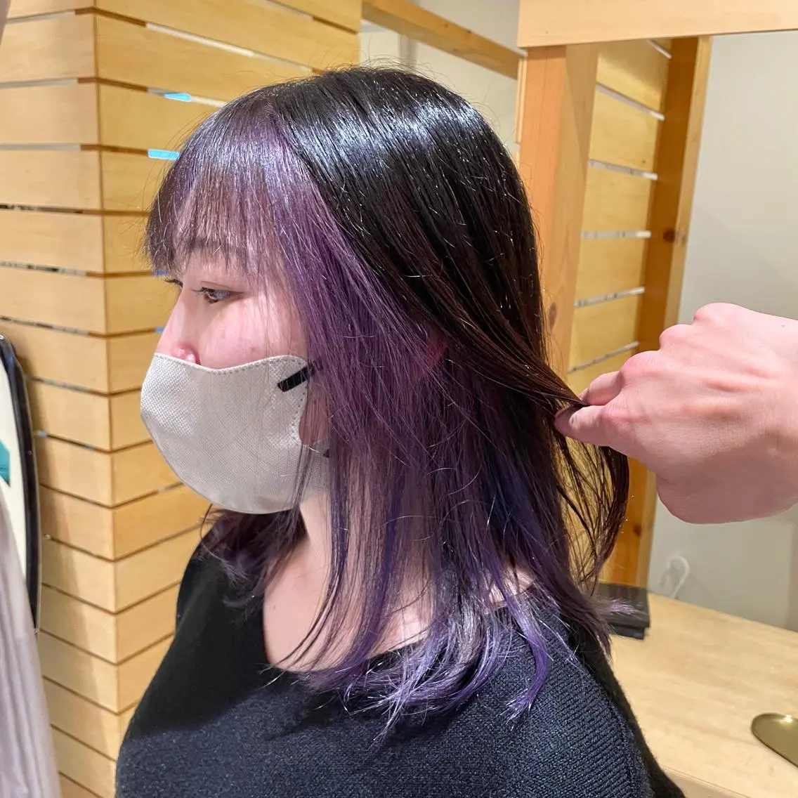 セミロング カラー ブリーチ ヘアカラー トリートメント ✨髪質改善🎨 杉本賢人のヘアスタイル