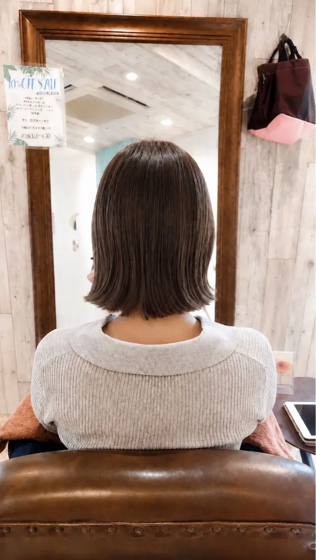 ミディアム カラー abe mikaのヘアスタイル