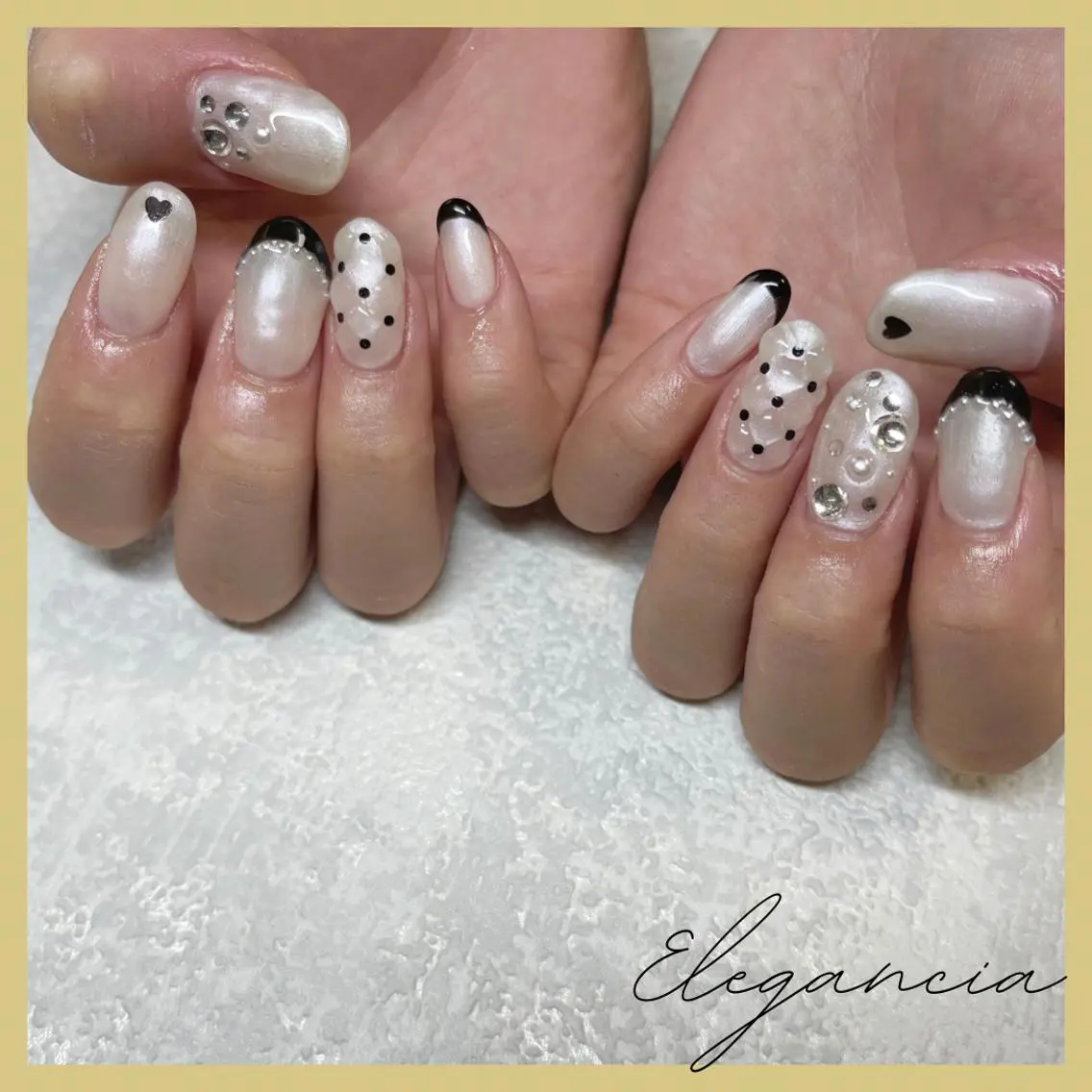 カラー ネイル Elegancia. Hiromiのネイルデザイン