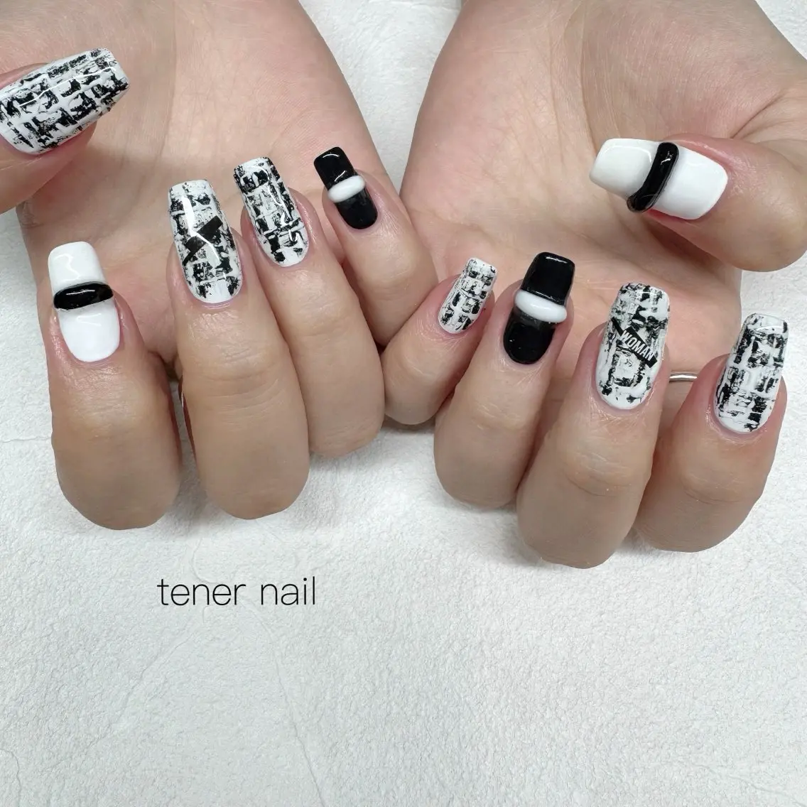 ネイル ツイードネイル ハンドネイル テネルネイル tener nailのネイルデザイン