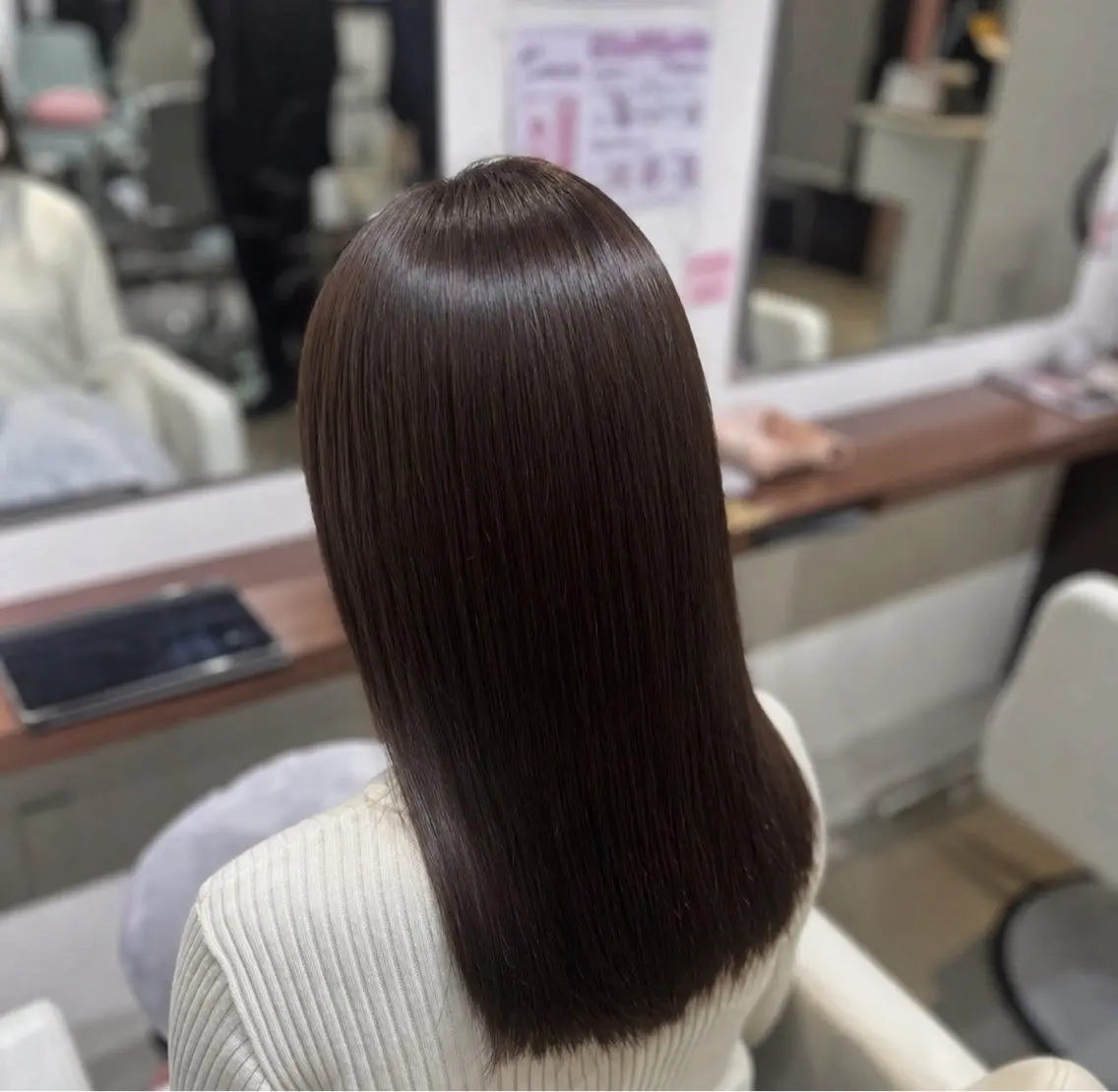 ミディアム カット 縮毛矯正 うる艶髪💛ྀི/ハ イトーン🌻/リンカのヘアスタイル