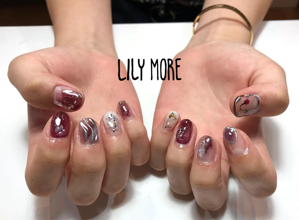 ネイル ニュアンスネイル Lily closetのネイルデザイン