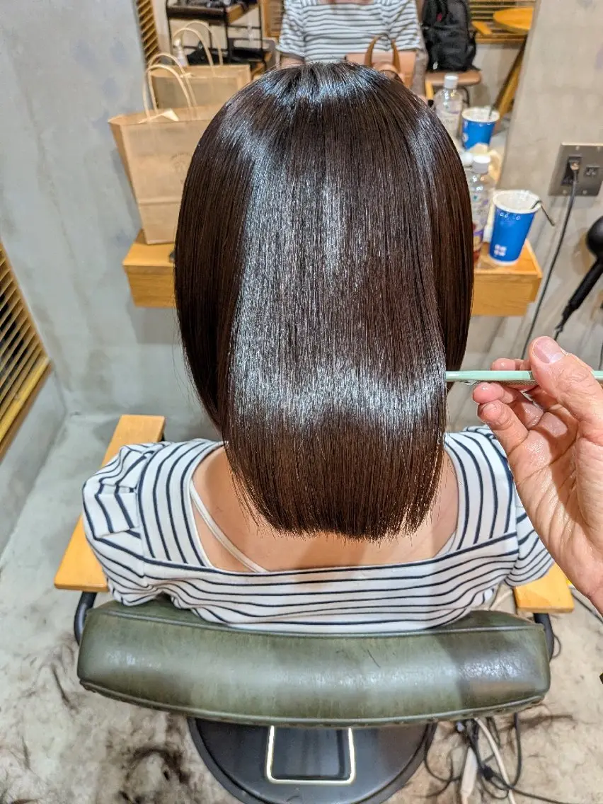 縮毛矯正 星野 美由/メンズカットのヘアスタイル