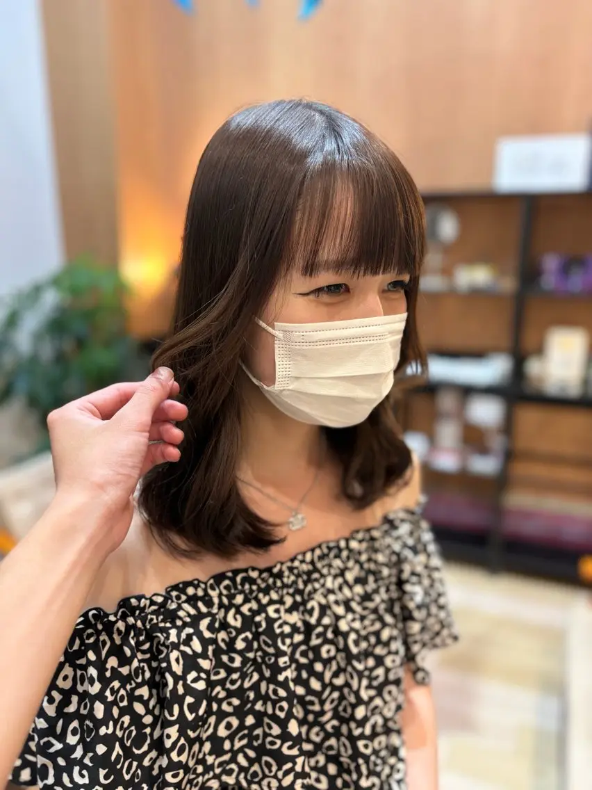 セミロング 北川 颯馬のヘアスタイル