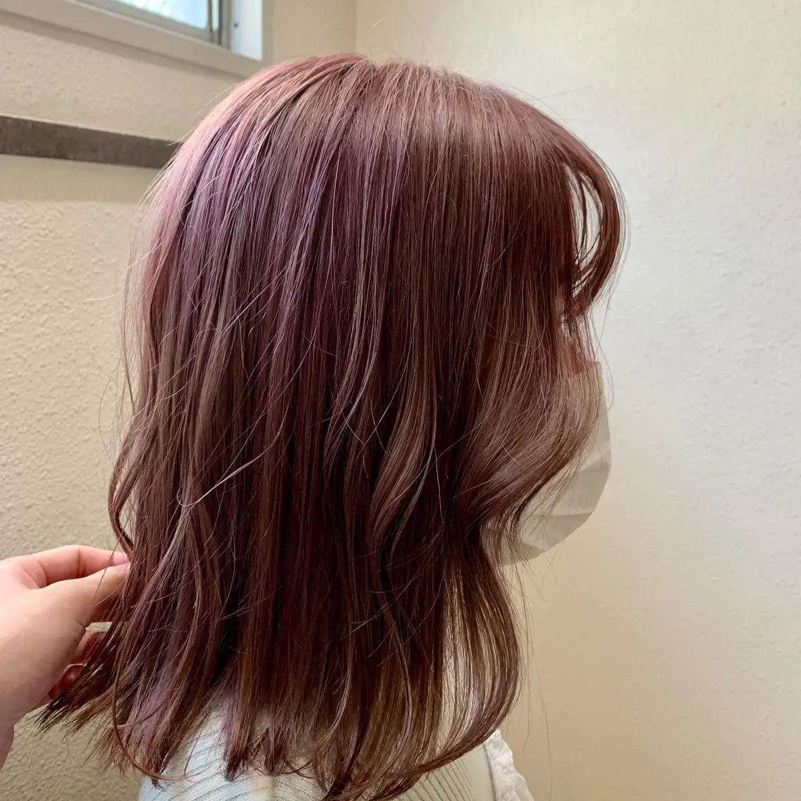 ミディアム カラー ブリーチ ピンクカラー 💈メンズ💈 池田蒼竜のヘアスタイル