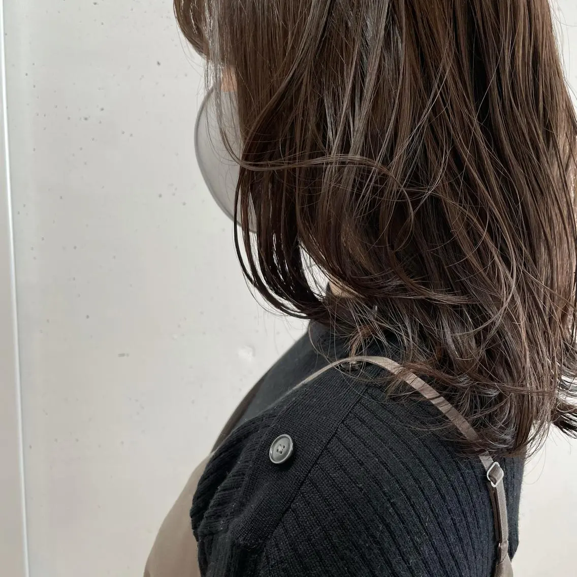 セミロング カット ヘアカラー 久保田 千尋のヘアスタイル