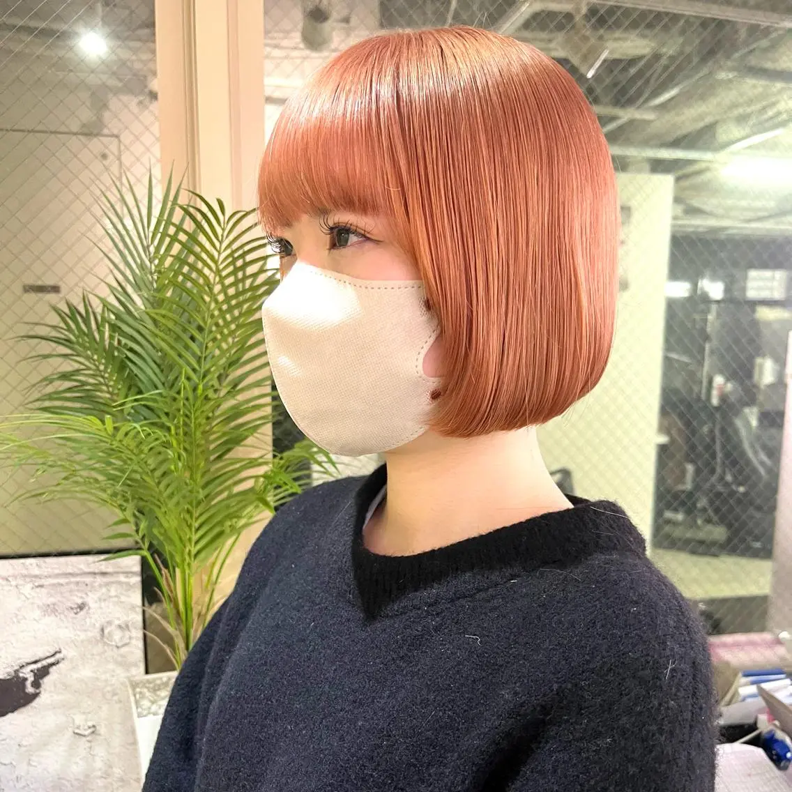 カラー カット トリートメント レン🎨ハイトーン× エクステ🎨渋谷のヘアスタイル