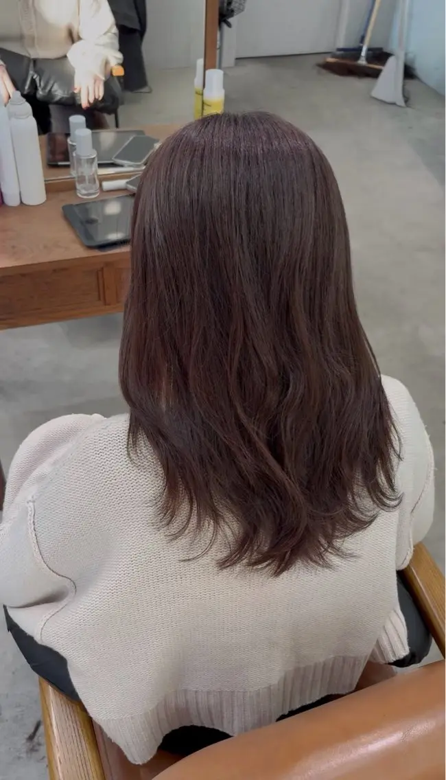 セミロング カット ヘアカラー トリートメント SONO 【一宮】のヘアスタイル