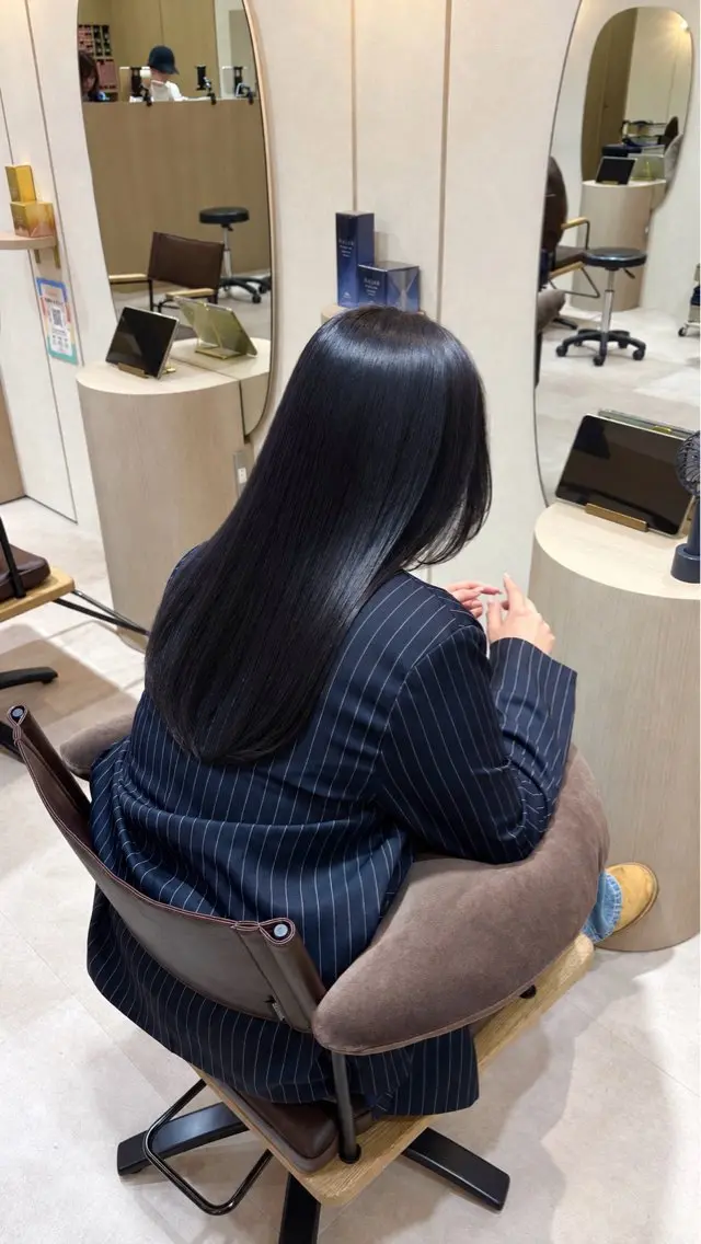 【憧れの美髪へ♡】ナチュラルカラー+Aujuaエクストラ+TR❤️の写真