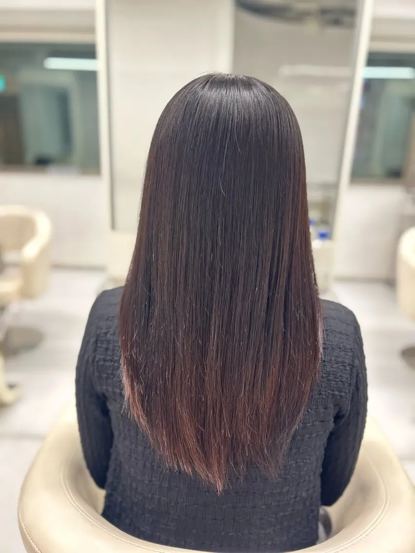 セミロング asterisk ななかのヘアスタイル