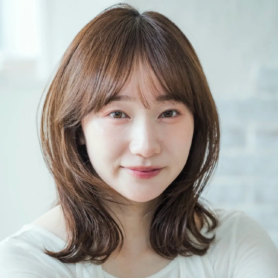 ミディアム くびれヘア カット くびれカット🎀 clesc'宮島梨央のヘアスタイル