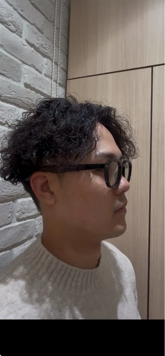 パーマ メンズ カット パーマ メンズパーマ特化型 美容師/荒井海音のヘアスタイル