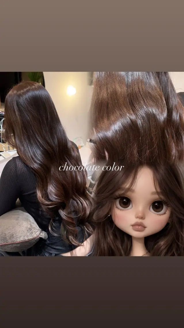 ロング 川幡 佳央のヘアスタイル