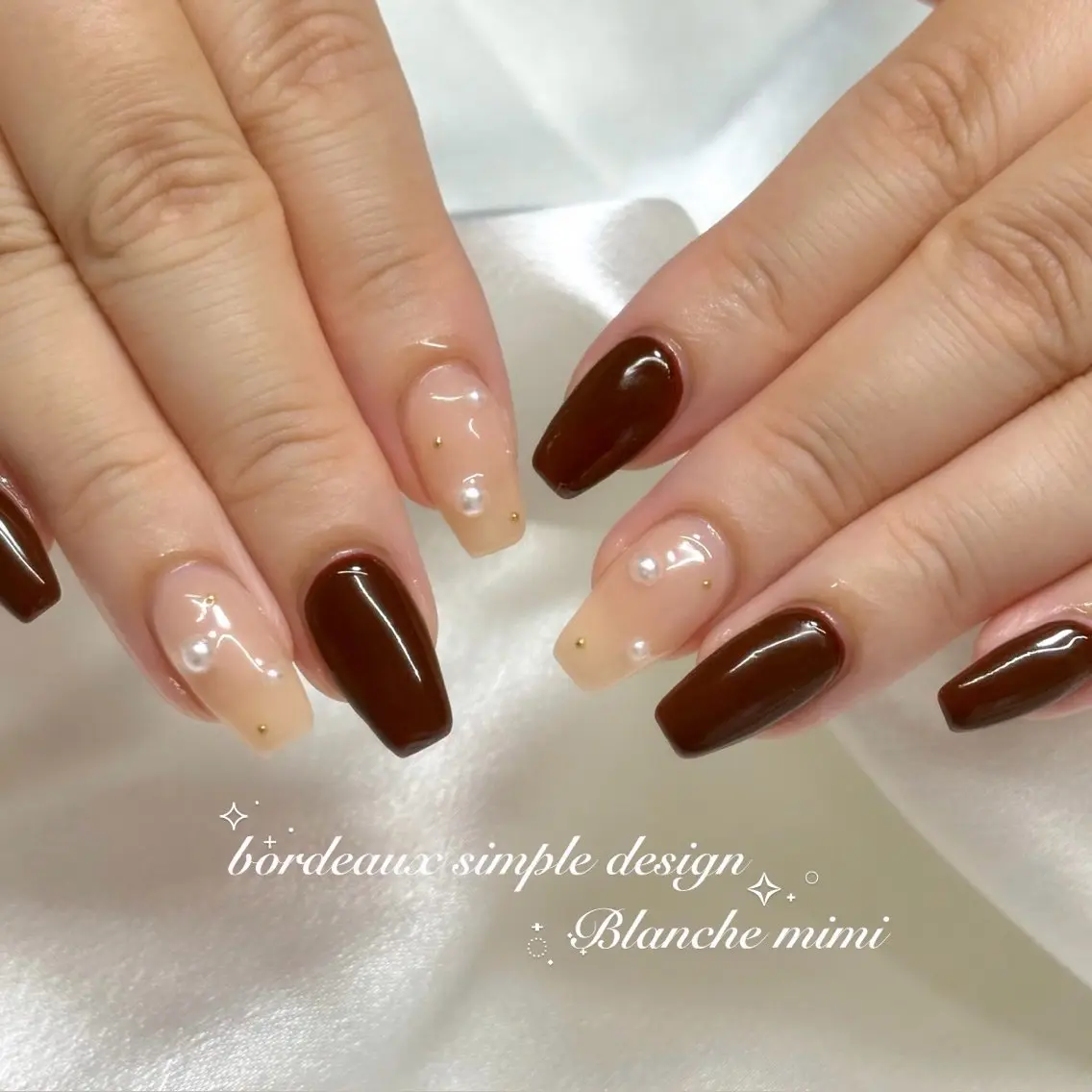ネイル ハンドネイル Blanche mimi.u_aのネイルデザイン