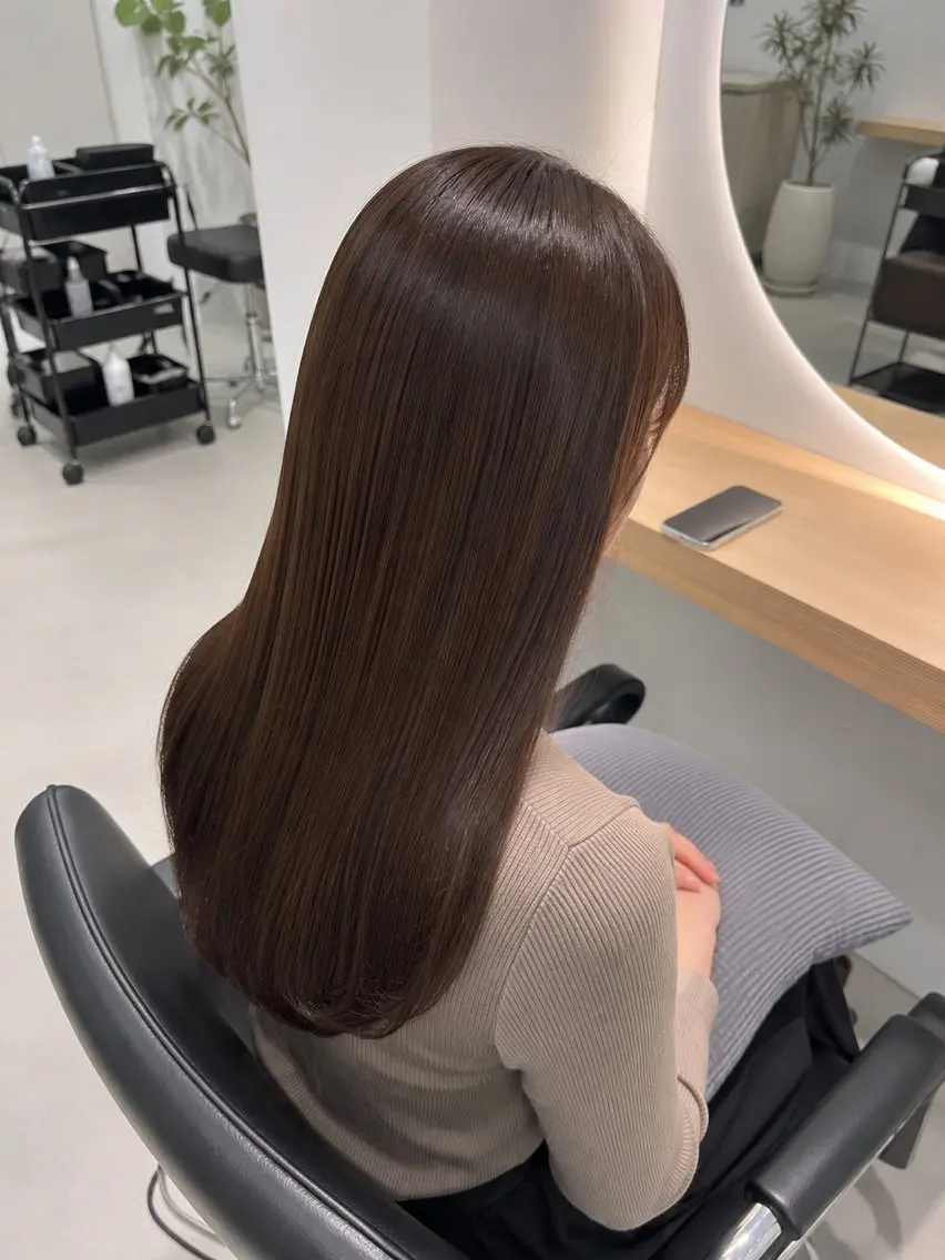ロング ヘアカラー kyamyi キャミーのヘアスタイル