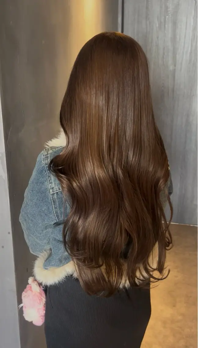 ロング カラー カット ヘアカラー 山本 夏樹のヘアスタイル