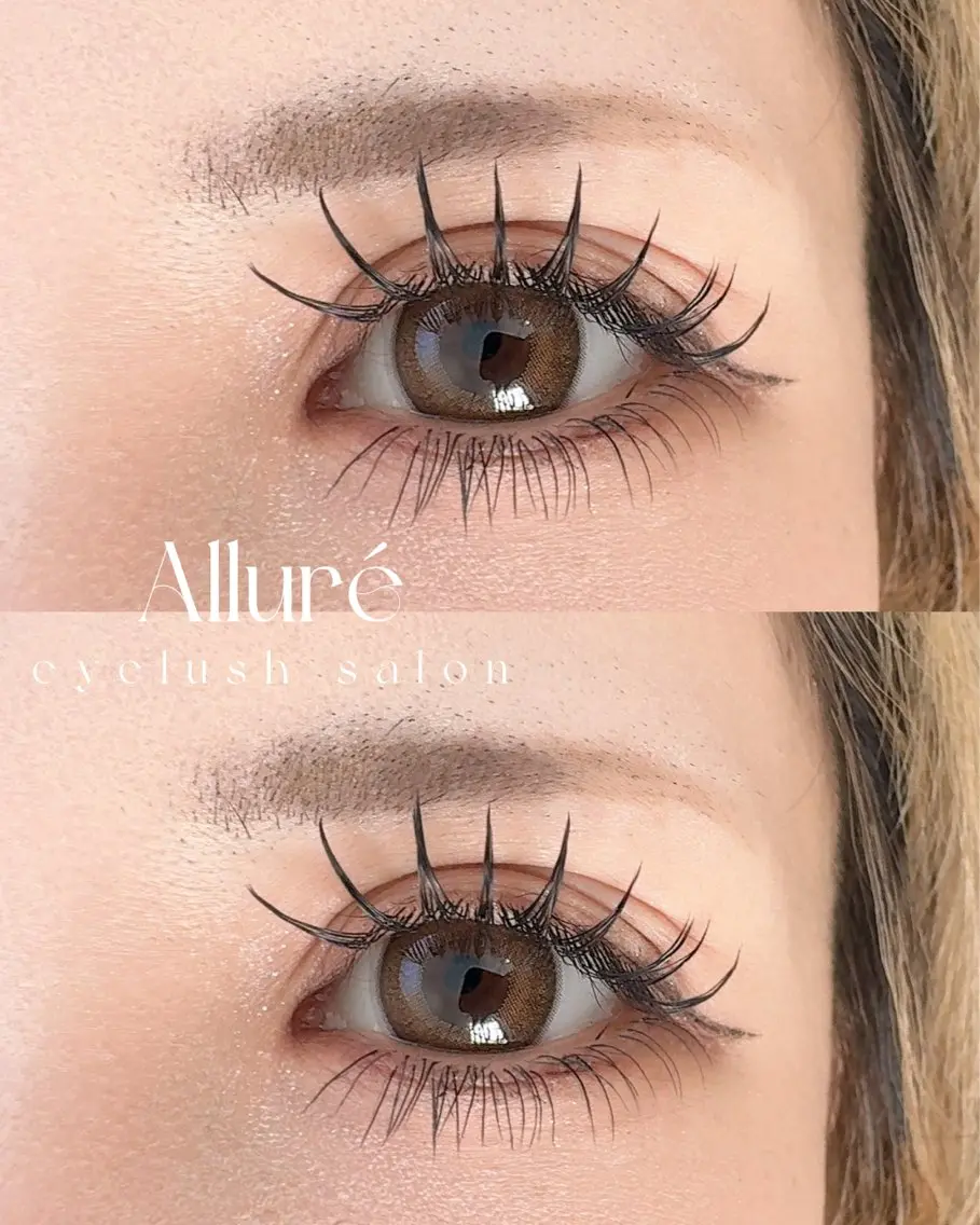 マツエク・マツパ 付け放題 束感まつ毛 フラットラッシュ ナチュラル マツエク Allure 【アリュール】のマツエク・マツパデザイン