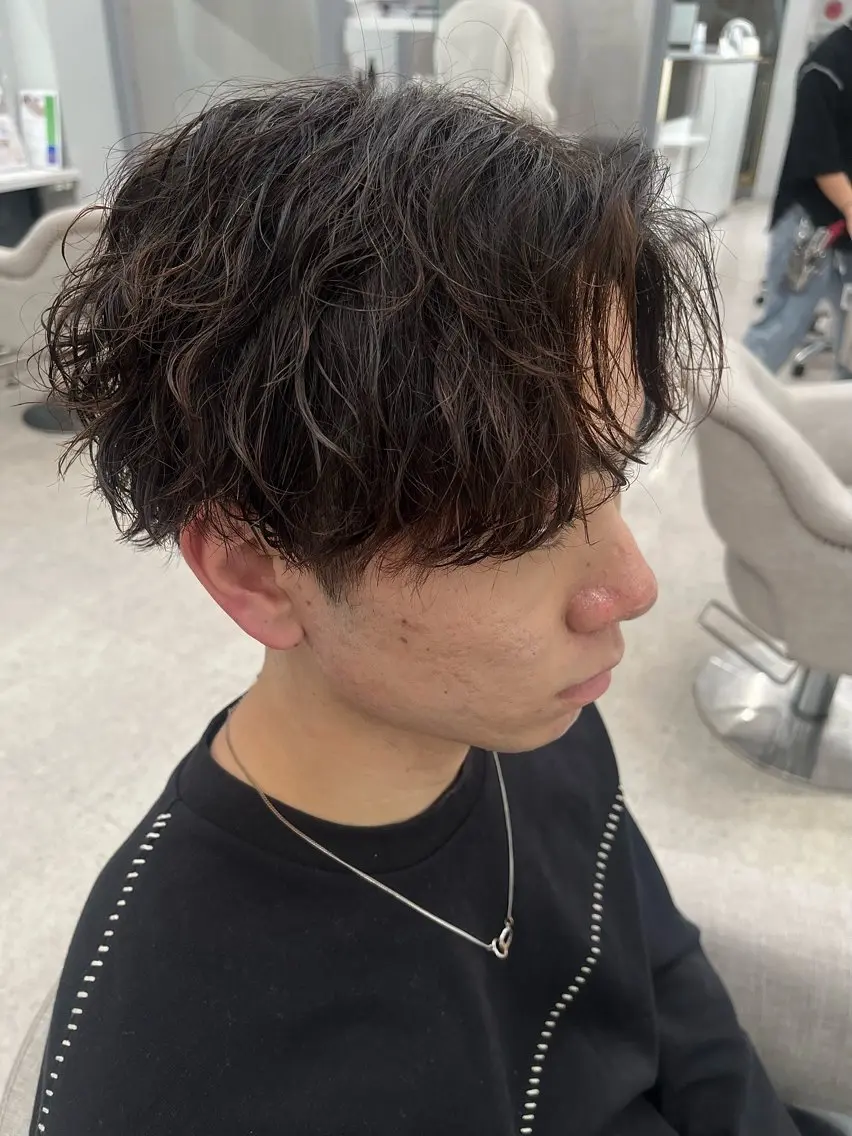パーマ メンズ 🍐シャドウパーマ メンズ特化/守岡🍐のヘアスタイル