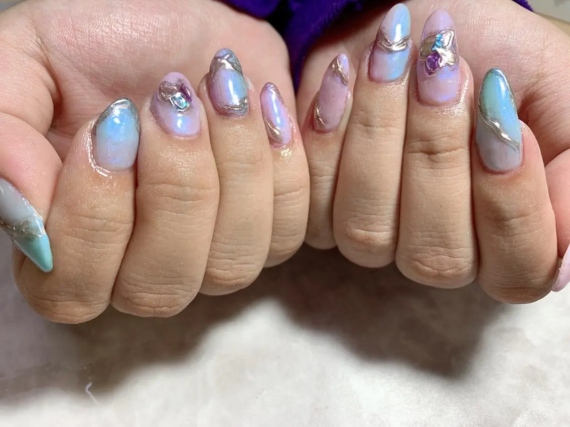 ネイル ジェルネイル ニュアンスネイル Mimi Nailのネイルデザイン