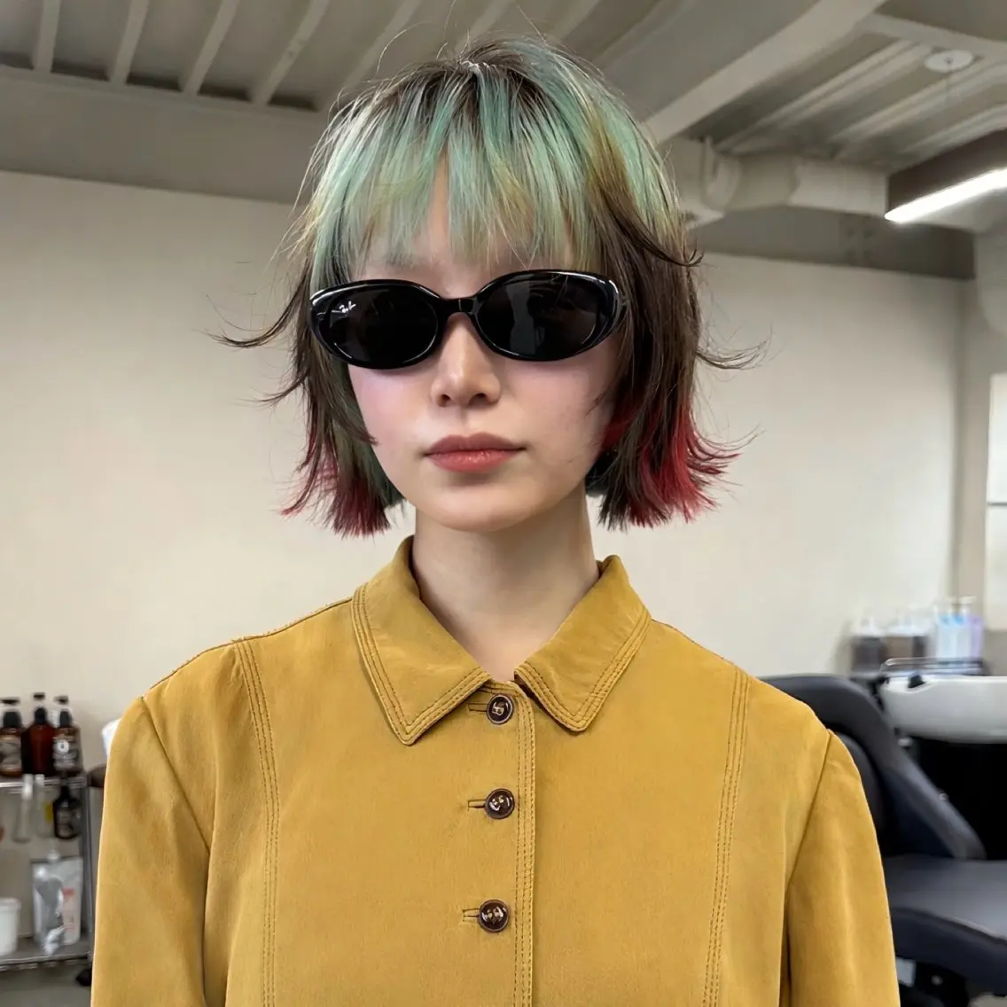 ▪️カット+デザインカラー(ブリーチ込み)+3stepトリートメントの写真