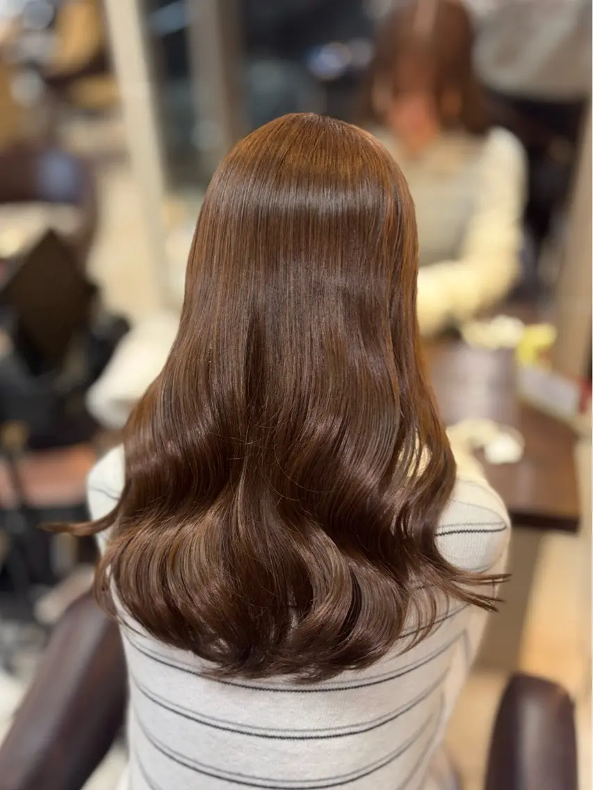 ロング カラー ヘアカラー トリートメント 🎀透明感カラー 🎀ナズナのヘアスタイル