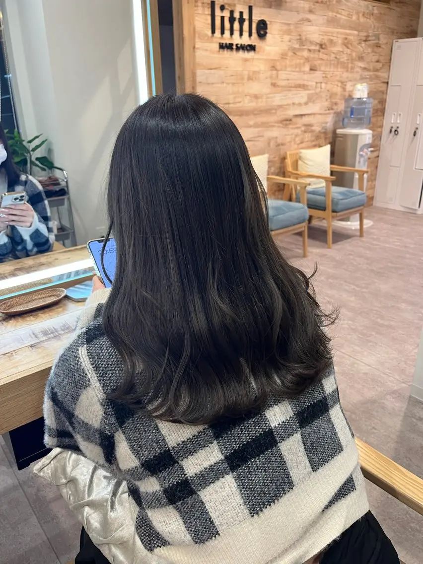 セミロング ヘアカラー トリートメント mio/⭐︎ ブリーチ指名No.1のヘアスタイル