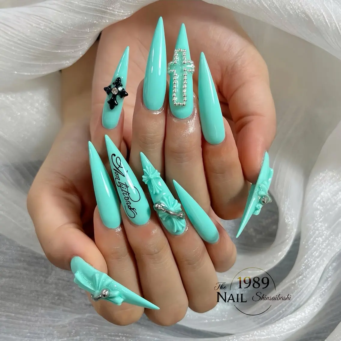 ネイル ロングネイル ハンドネイル The 1989 Nail.心斎橋店のネイルデザイン