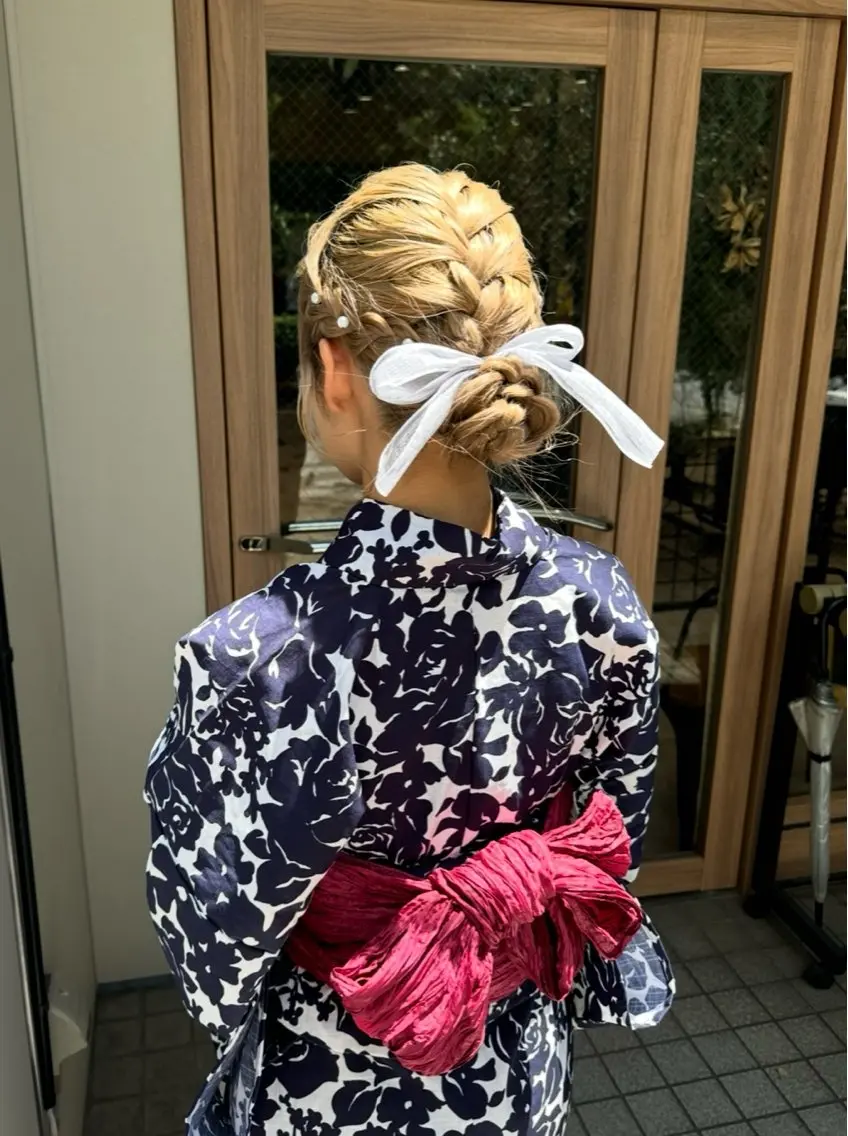 ヘアアレンジ Miyuu🎀カラー ・束感マツエク👀✨のマツエク・マツパデザイン