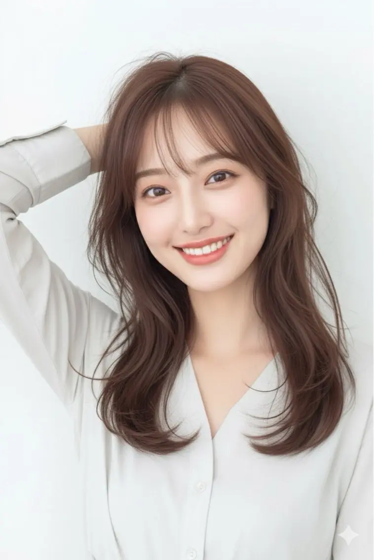 セミロング カット ヘアカラー トリートメント ヘッドスパ ヘアセット リベルテ 渋谷のヘアスタイル
