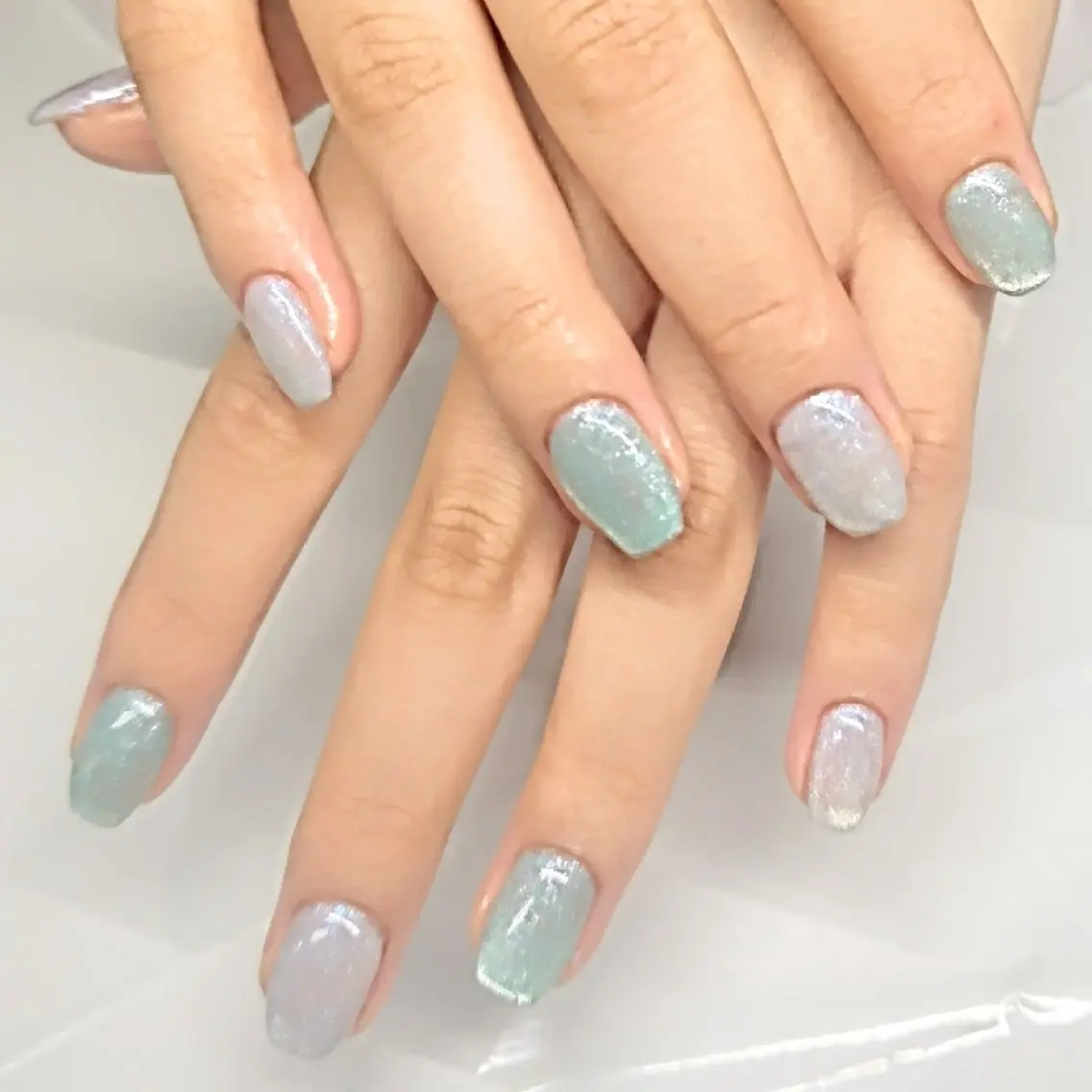 ネイル ワンカラーネイル シンプルネイル ecrin/博多 manamiのネイルデザイン